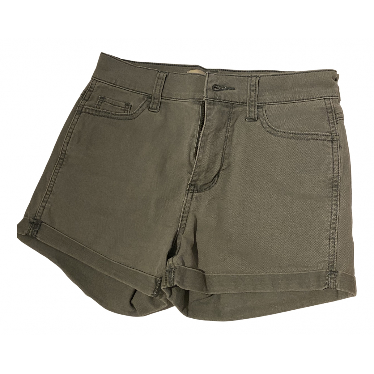 Khaki denim - jeans shorts HOLLISTER 